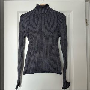 Zara Turtleneck Sweater Navy Blue